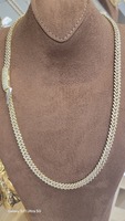 Gold Chain 81.00g 14k,22 inch,7.70mm , diamond necklace