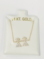  14K TWIN GIRLS CHAIN