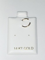  14K EYEBROW EARRING