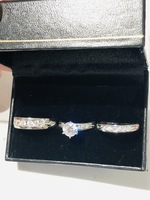  14K WHITE GOLD, WEDDING RINGS