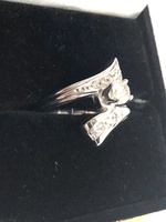  14K WHITE GOLD DIAMONDS