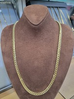  Gold chain  14kt 92.40g Chain,24inch, 7.10mm